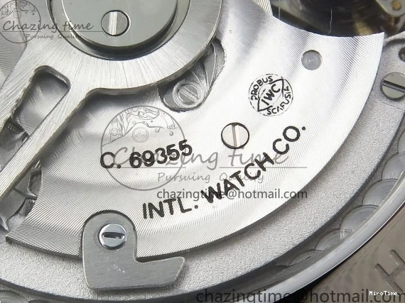 MIROTIME 0301 Reliable Portuguese Chrono IW3716 Z+F 1:1 Best Edition Red Dial on Red Rubber Strap A 7015